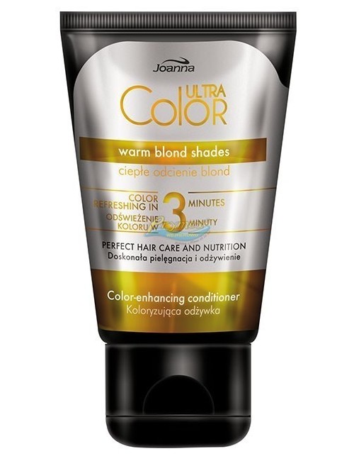 Joanna Ultra Color Koloryzująca Odżywka do Włosów Ciepłe Odcienie Blond 100 g