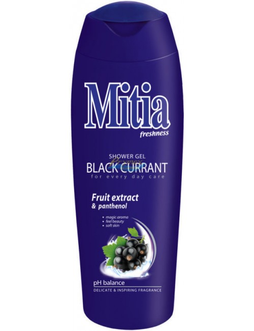 Mitia Black Currant Żel pod Prysznic z Ekstraktem z Czarnej Porzeczki i Panthenolem 400 ml