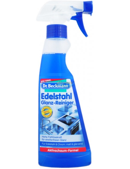 Dr Beckmann Edelstahl Niemiecki Spray do Czyszczenia Stali i Płyt Ceramicznych 250 ml