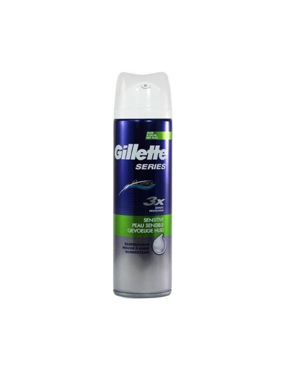 Gillette Sensitive Pianka do Golenia z Aloesem 250 ml