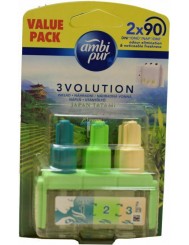 Ambi Pur 3Volution Japan Tatami Wkład do Odświeżacza Powietrza (2 szt x 3 butelki)