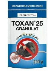 Toxan 25 Granulat na Myszy i Szczury 200 g