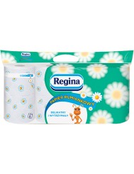 Regina Rumiankowy Papier Toaletowy 8 rolek –  3 warstwy, 100% celuloza