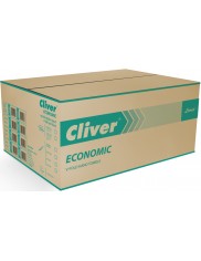 Cliver Ręcznik ZZ Zielony (200 listków) – składany zig-zag , jednowarstwowy, ekonomiczny