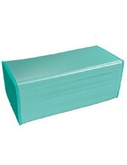 Cliver Ręcznik ZZ Zielony (200 listków) – składany zig-zag , jednowarstwowy, ekonomiczny