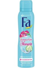 Fa Summertime Moments Dezodorant w Sprayu dla Kobiet Woda Ogórkowa i Dzika Frezja 150 ml