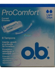 OB ProComfort Light Days Tampony 8 szt