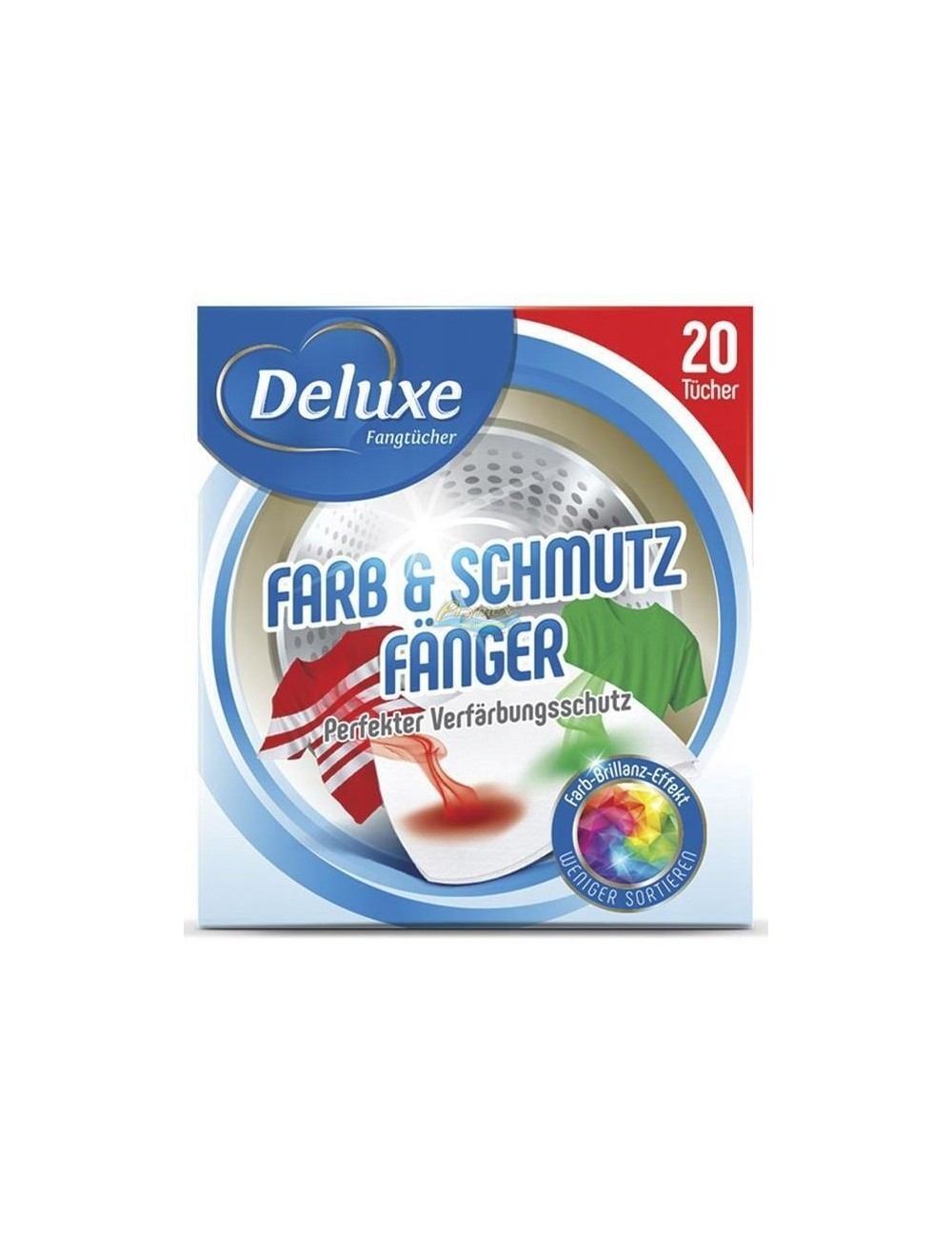 Deluxe Farb & Schmutz Fänger Niemieckie Chusteczki Wyłapujące Kolory 20 szt