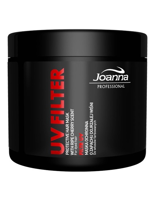Joanna Professional Maska Wiśnia 500g – z filtrem uv, szczególnie do włosów farbowanych