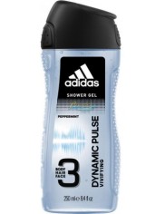 Adidas dynamic pulse 2w1 ożywiający żel pod prysznic dla mężczyzn do mycia ciała i włosów – z dodatkiem mięty 250ml