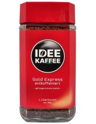 Idee Gold Expres Kawa Bezkofeinowa Rozpuszczalna w Słoiku 200 g