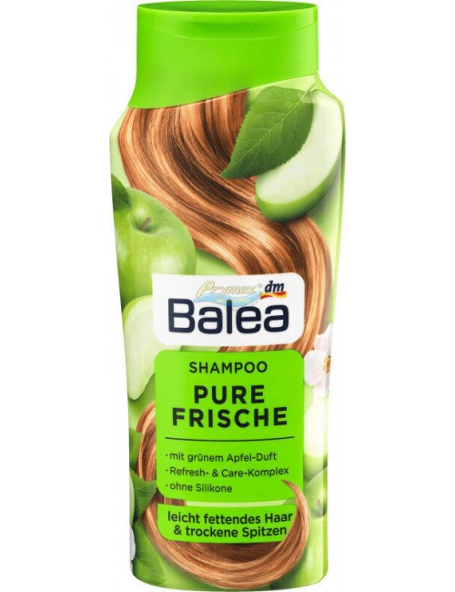 Balea Shampoo Pure Frische Niemiecki Szampon do Włosów Lekko Tłustych z Suchymi Końcówkami 300 ml