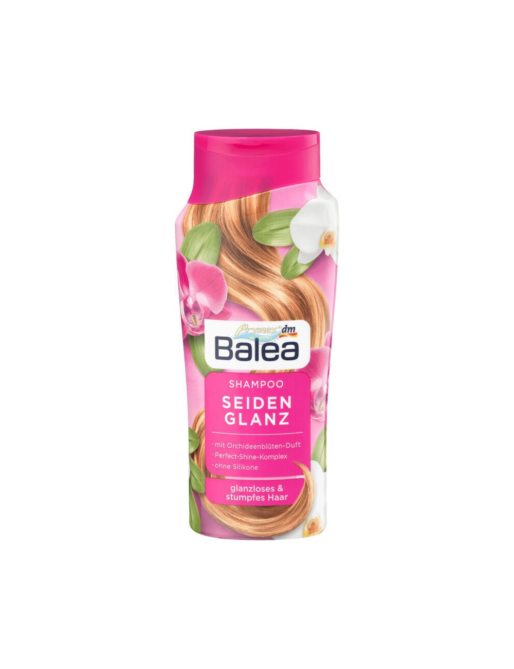 Balea Shampoo Seiden Glanz Niemiecki Szampon do Włosów Nadający Połysk i Blask 300 ml