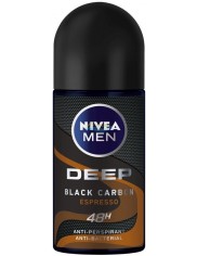 Nivea Men Deep Black Carbon Espreso 48H Deo Roll-on dla Mężczyzn 50 ml 