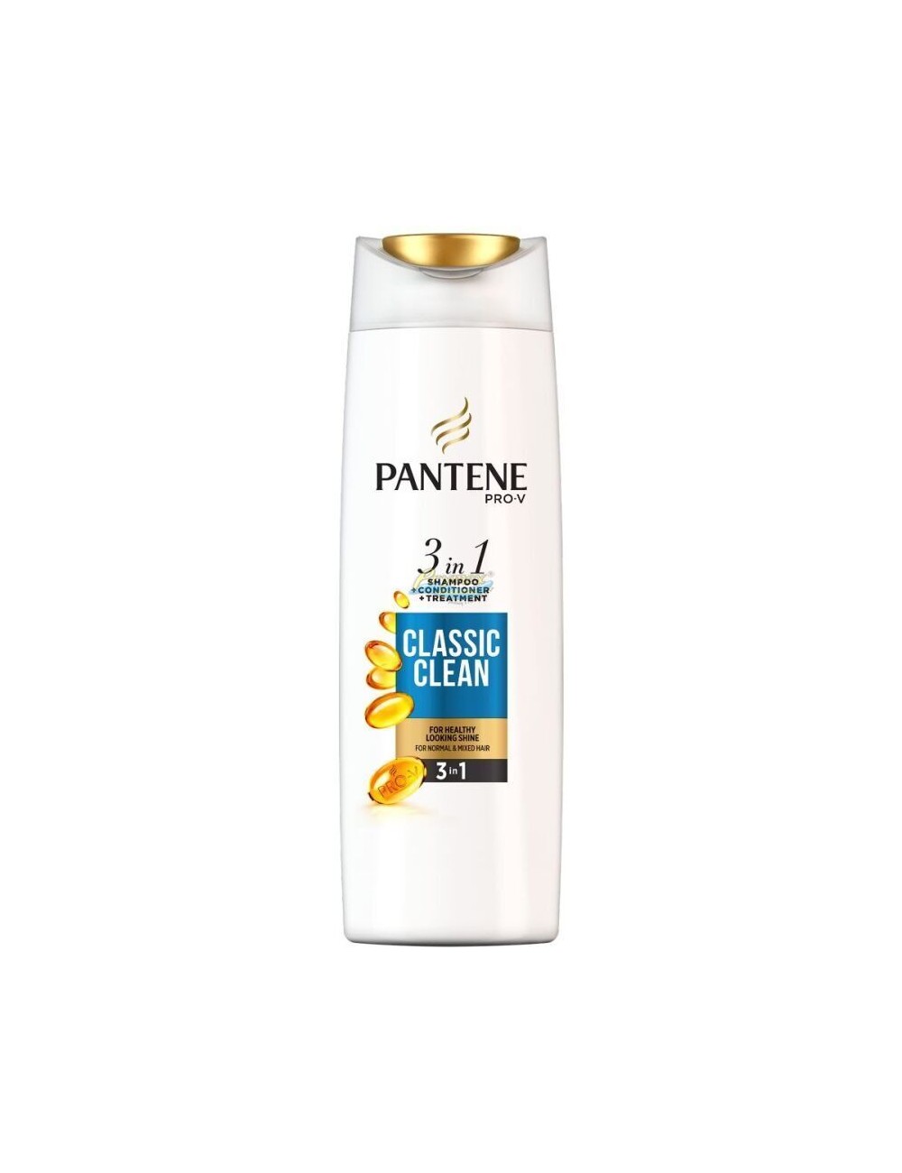 Pantene Classic Clean 3-w-1 Angielski Szampon Odżywka do Włosów 225 ml