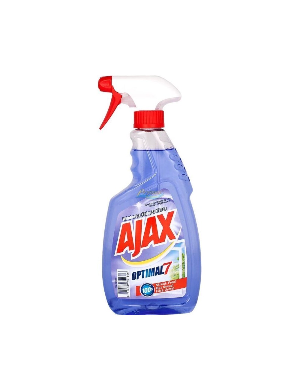 Ajax Optimal-7 Windows & Shiny Surfaces Płyn do Szyb 500 ml