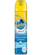 Pledge Clean It Multisurface Cleaner Jasmine Angielski Spray do Czyszczenia i Usuwania Kurzu 250 ml