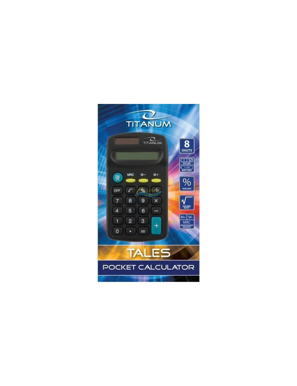 Titanum Kalkulator Kieszonkowy 8-cyfrowy Tales 1 szt 