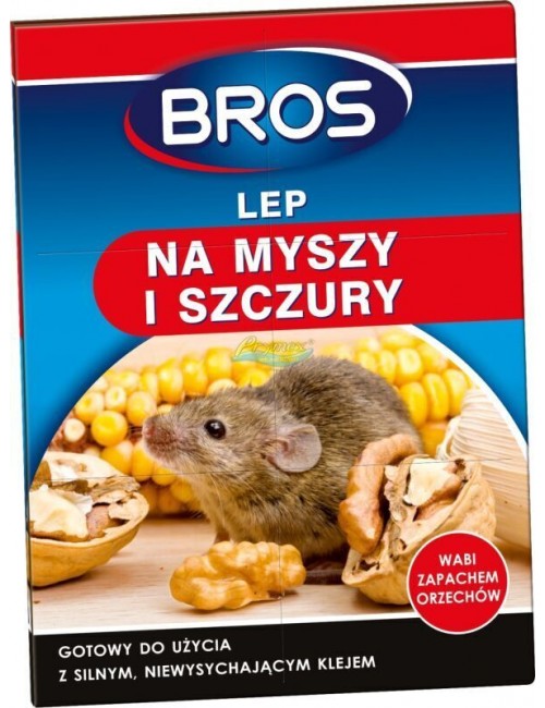 Bros Lep na Myszy i Szczury o Wabiącym Zapachu Orzechów 1 szt