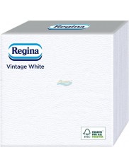 Regina Vintage White Serwetki Białe (33x33 cm) 60 szt
