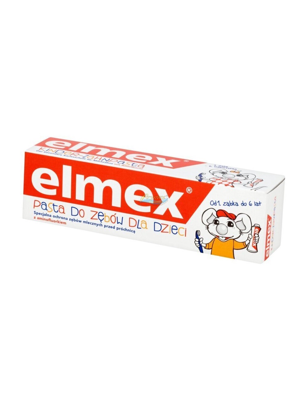 Elmex Pasta do Zębów dla Dzieci od 1 Ząbka (do 6 lat) 50 ml 