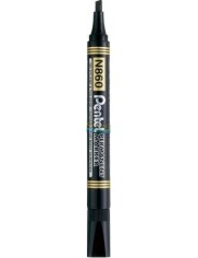 Pentel N860 Marker Permanentny Ścięta Końcówka Czarny 1 szt