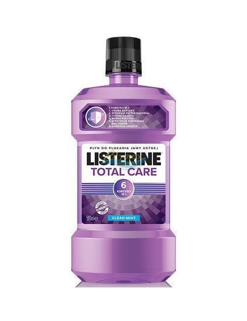 Listerine Total Care Clean Mint Płyn do Płukania Jamy Ustnej 500 ml