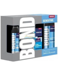 Bond Zestaw Męski Sensitive – Woda po Goleniu 100 ml + Dezodorant 150 ml + Pianka do Golenia 50 ml