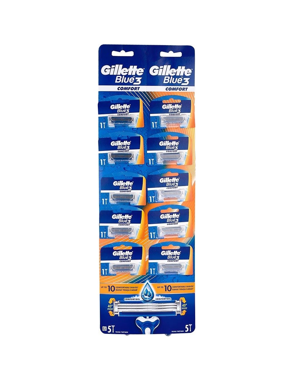 Gillette Blue-3 Maszynki do Golenia 8 szt