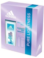 Adidas Zestaw Damski Pure Lightness – dezodorant spray 150 ml + naturalny spray 75 ml