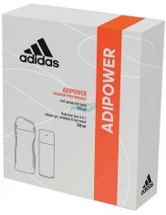 Adidas Zestaw Męski Adipower – antyperspirant spray 150 ml + żel pod prysznic 3w1 250 ml