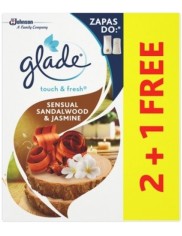 Glade Touch & Fresh Wkład do Odświeżacza Powietrza Sensual Sandalwood & Jasmine (3x 10 ml)