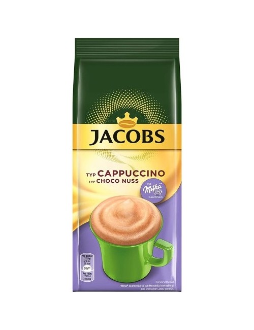 Jacobs Choco Cappuccino Milka Nuss Kawa o Smaku Czekolady i Orzechów w Torebce 500 g