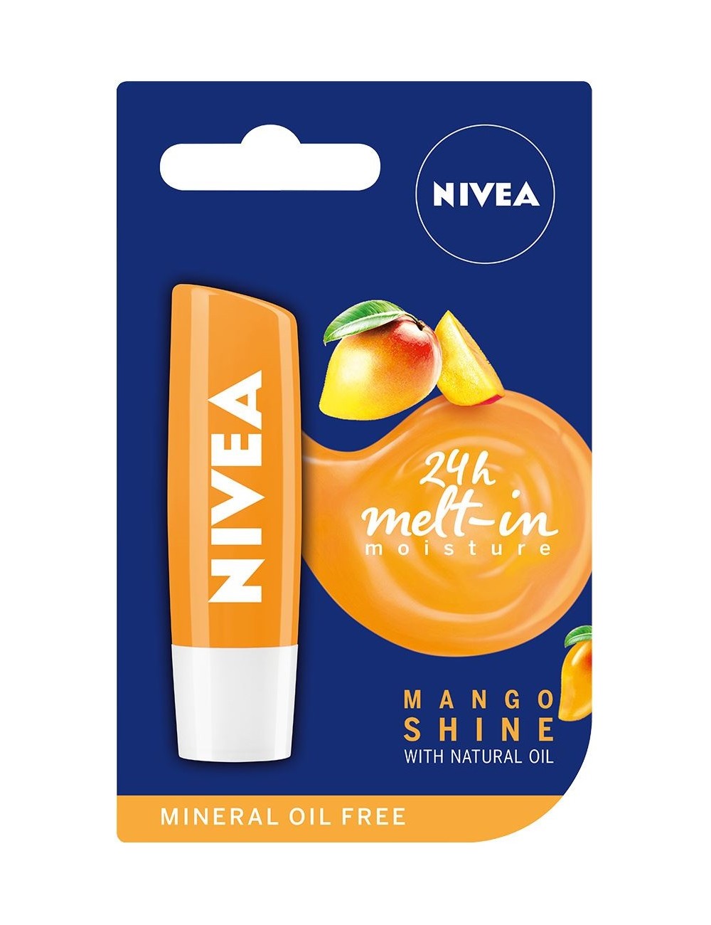 Nivea Mango Shine Pomadka Ochronna z Mango 5,5 ml