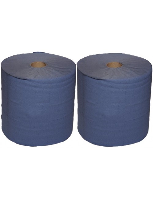 Ręcznik Papierowy Mega Niebieski (2 rolki) – 2 warstwowy, makulatura, 3,8kg