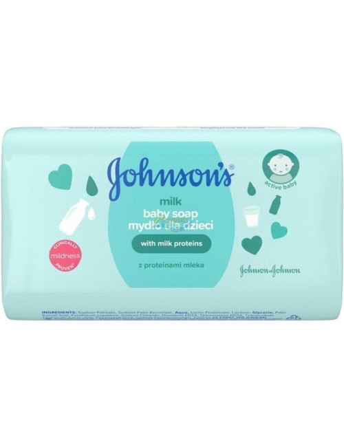 Johnson's Mydło dla Dzieci w Kostce z Proteinami Mleka 100 g