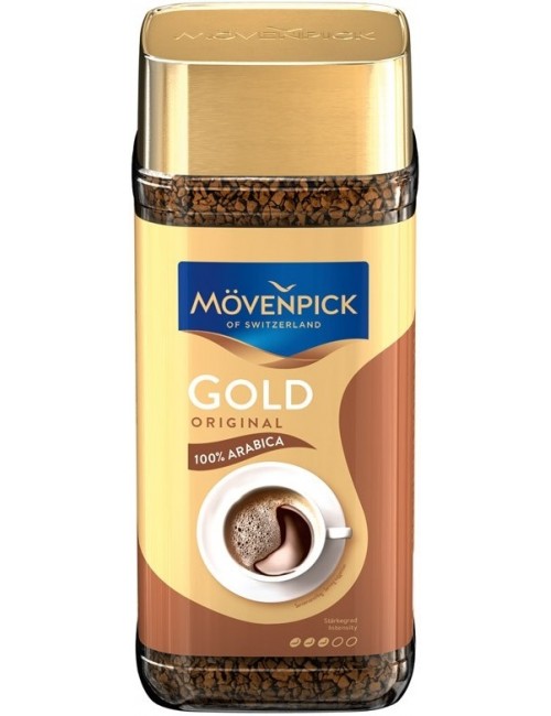 Movenpick Kawa Rozpuszczalna Liofilizowana w Słoiku Arabika Gold Original 100 g