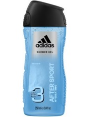 Adidas Żel pod Prysznic do Ciała, Włosów i Twarzy 3-w-1 dla Mężczyzn After Sport 250 ml