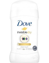 Dove Antyperspirant w Sztyfcie dla Kobiet 48h Invisible Dry 40 ml - przeciw białym plamom