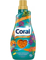 Coral Żel do Prania Tkanin Kolorowych Kwiatowy Secret Garden 1,1 L (22 prania) (DE)