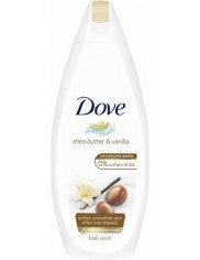 Dove Żel pod Prysznic Nawilżający i Wygładzający Masło Shea i Wanilia 250 ml (UK)