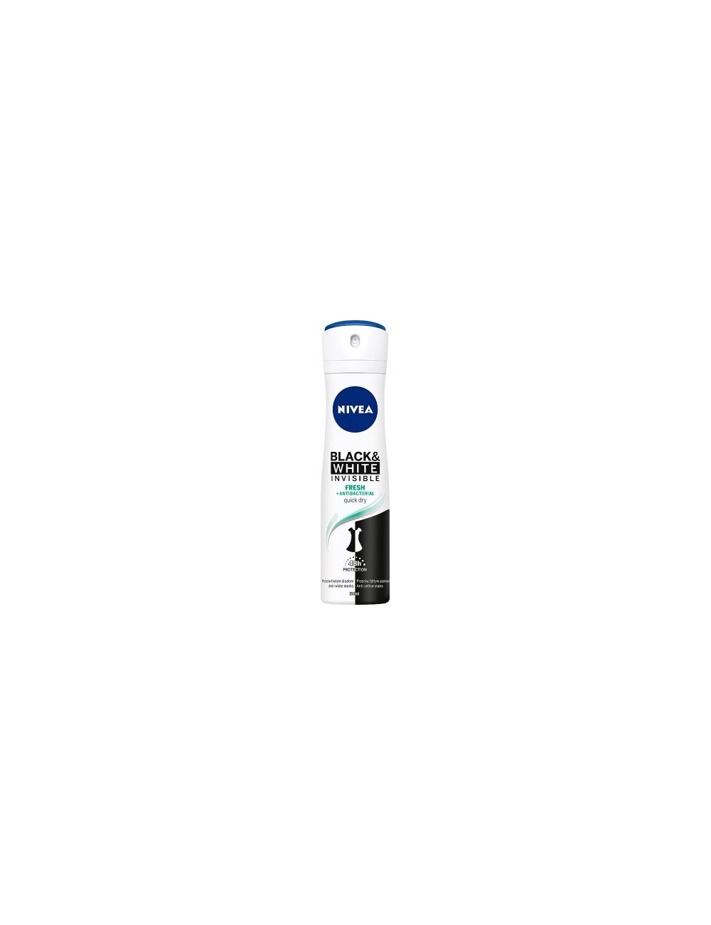 Nivea Antyperspirant Spray dla Kobiet Black & White Invisible 48h Fresh 150 ml
