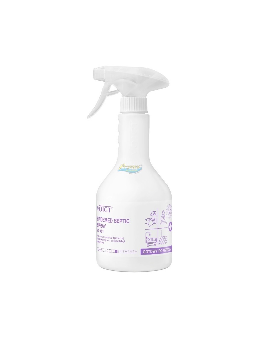 Voigt Preparat do Dezynfekcji Rąk oraz Powierzchni Spray Wirusobójczy, Bakteriobójczy VC 401 Epidemed Septic 600 ml
