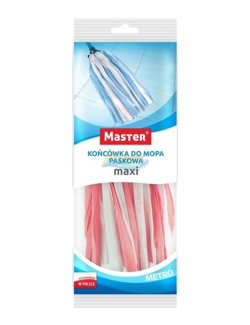 Master Końcówka do Mopa Paskowa Metro Maxi Mix Kolorów (200 g) 1 szt