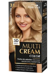 Joanna Farba do Włosów 31 Piaskowy Blond Multi Cream Color 3D Efekt 1 szt
