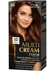 Joanna Multi Cream Efekt 3D Kasztanowy Brąz 38 – farba do włosów