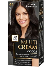 Joanna Farba do Włosów 41 Czekoladowy Brąz Multi Cream Color 3D Efekt 1 szt