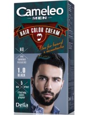 Cameleo Men Farba do Włosów i Brody dla Mężczyzn 1.0 Czarny Hair Color Cream 1 szt
