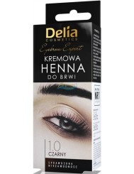 Delia Henna do Brwi Kremowa 1.0 Czarny 1 szt