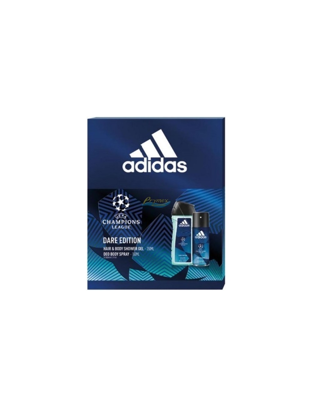Adidas Zestaw Męski Dare Edition – żel pod prysznic 2-w-1 250 ml + dezodorant 150 ml